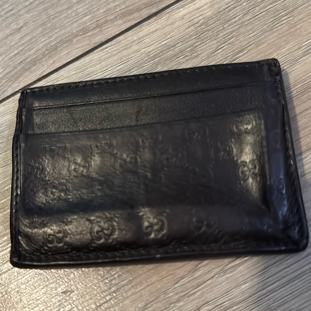 Gucci micro guccissima card holder